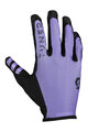 SCOTT Langfinger-Fahrradhandschuhe - TRACTION LF - Lila/Schwarz