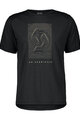 SCOTT Kurzarm Fahrrad-Shirt - DEFINED MERINO GRAPHIC SS - Schwarz