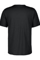 SCOTT Kurzarm Fahrrad-Shirt - DEFINED MERINO GRAPHIC SS - Schwarz