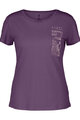 SCOTT Kurzarm Fahrrad-Shirt - DEFINED MERINO GRAPHIC SS W - Lila