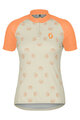 SCOTT Kurzarm Fahrradtrikot - ENDURANCE 30 - Orange/Beige