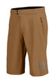 SCOTT Fahrradshorts ohne Träger - TRAIL VERTIC W/PAD - Braun