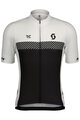 SCOTT Kurzarm Fahrradtrikot - RC TEAM - Weiß/Schwarz