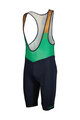 SCOTT Kurze Fahrradhose mit Trägern - BIB RC TEAM ++ - Blau/Grün/Braun