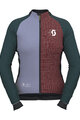 SCOTT Winddichte Fahrradjacke - RC PRO WARM GTX WS-REMIX W - Grün/Rot/Grau