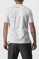 CASTELLI Kurzarm Fahrrad-Shirt - RACE DAY POLO - Weiß