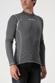 CASTELLI Langarm Fahrrad-Shirt - FLANDERS WARM - Grau