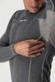 CASTELLI Langarm Fahrrad-Shirt - FLANDERS WARM - Grau