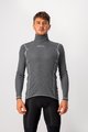 CASTELLI Langarm Fahrrad-Shirt - FLANDERS WARM NECK - Grau
