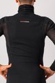 CASTELLI Langarm Fahrrad-Shirt - FLANDERS WARM NECK - Schwarz