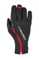 CASTELLI Langfinger-Fahrradhandschuhe - SPETTACOLO ROS - Schwarz/Rot