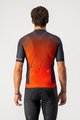 CASTELLI Kurzarm Fahrradtrikot - INSIDER - Orange/Rot