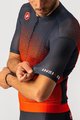 CASTELLI Kurzarm Fahrradtrikot - INSIDER - Orange/Rot