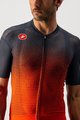 CASTELLI Kurzarm Fahrradtrikot - INSIDER - Orange/Rot