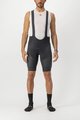 CASTELLI Kurze Fahrradhose mit Trägern - SUPERLEGGERA - Schwarz