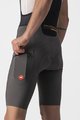 CASTELLI Kurze Fahrradhose mit Trägern - UNLIMITED - Grün