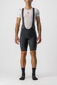 CASTELLI Kurze Fahrradhose mit Trägern - ENTRATA - Schwarz