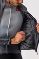 CASTELLI Winddichte Fahrradjacke - ARIA SHELL - Grau