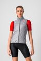 CASTELLI Fahrradweste - ARIA W VEST - Silber