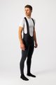 CASTELLI Lange Fahrradhose mit Trägern - ENTRATA WIND - Schwarz