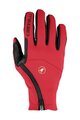 CASTELLI Langfinger-Fahrradhandschuhe - MORTIROLO - Rot