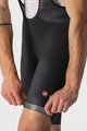 CASTELLI Kurze Fahrradhose mit Trägern - ENDURANCE 3 - Schwarz