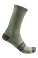 CASTELLI Klassische Fahrradsocken - SUPERLEGGERA T 18 - Grün