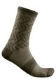 CASTELLI Klassische Fahrradsocken - TIRAMOLLA 15 - Grün
