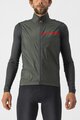 CASTELLI Winddichte Fahrradjacke - SQUADRA STRETCH - Grün