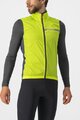 CASTELLI Winddichte Fahrradjacke - SQUADRA STRETCH - Hellgrün