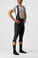 CASTELLI Lange Fahrradhose mit Trägern - ENTRATA THERMAL - Schwarz