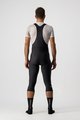 CASTELLI Lange Fahrradhose mit Trägern - ENTRATA THERMAL - Schwarz