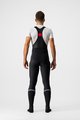 CASTELLI Lange Fahrradhose mit Trägern - POLARE 3 - Schwarz