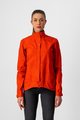 CASTELLI Fahrrad-Regenjacke - COMMUTER W REFLEX - Orange/Rot