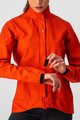 CASTELLI Fahrrad-Regenjacke - COMMUTER W REFLEX - Orange/Rot