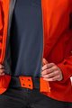 CASTELLI Fahrrad-Regenjacke - COMMUTER W REFLEX - Orange/Rot