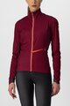 CASTELLI Fahrrad-Thermojacke - GO W - bordeaux