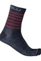 CASTELLI Klassische Fahrradsocken - GO 15 - Blau