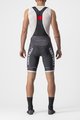CASTELLI Kurze Fahrradhose mit Trägern - COMPETIZIONE KIT - Grau