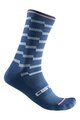 CASTELLI Klassische Fahrradsocken - UNLIMITED 18 - Blau