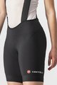 CASTELLI Kurze Fahrradhose mit Trägern - ENDURANCE W - Schwarz