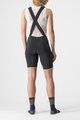 CASTELLI Kurze Fahrradhose mit Trägern - ENDURANCE W - Schwarz