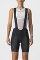 CASTELLI Kurze Fahrradhose mit Trägern - VELOCISSIMA 3 - Schwarz