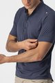 CASTELLI Kurzarm Fahrrad-Shirt - TECH 2 POLO - Blau