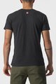 CASTELLI Kurzarm Fahrrad-Shirt - VENTAGLIO TEE - Schwarz