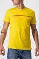 CASTELLI Kurzarm Fahrrad-Shirt - VENTAGLIO TEE - Gelb