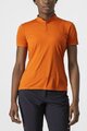 CASTELLI Kurzarm Fahrrad-Shirt - TECH 2 POLO - Orange