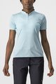 CASTELLI Kurzarm Fahrrad-Shirt - TECH 2 POLO - Hellblau