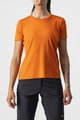 CASTELLI Kurzarm Fahrrad-Shirt - TECH 2 TEE - Orange