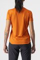 CASTELLI Kurzarm Fahrrad-Shirt - TECH 2 TEE - Orange